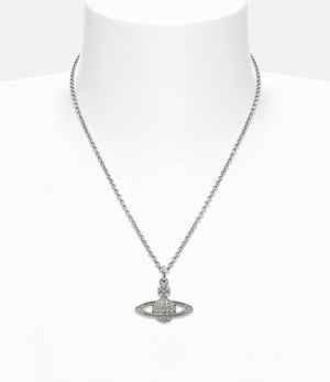 Mini Bas Relief Pendant Necklace Silver - 2